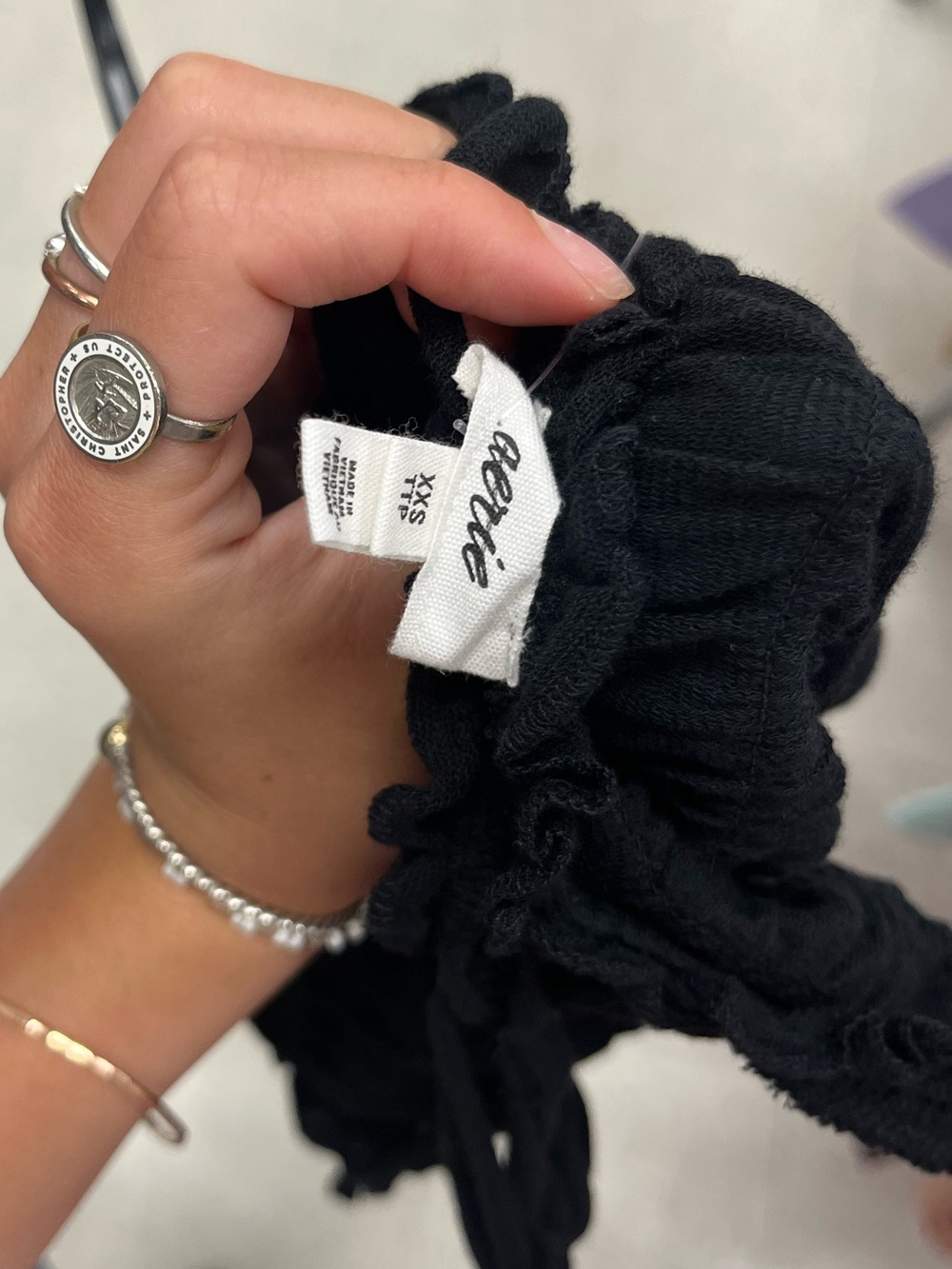 Aerie black tank top